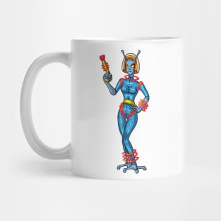 Alien Woman with Ray Gun MONSTER GIRLS Series I Mug